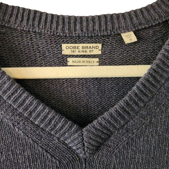 Oobe Brand Merino Wool Blend Sweater mens M fall winter warm comfy luxury - Picture 3 of 5